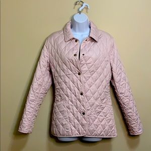 Burberry Pink Diamond Quilted Jacket